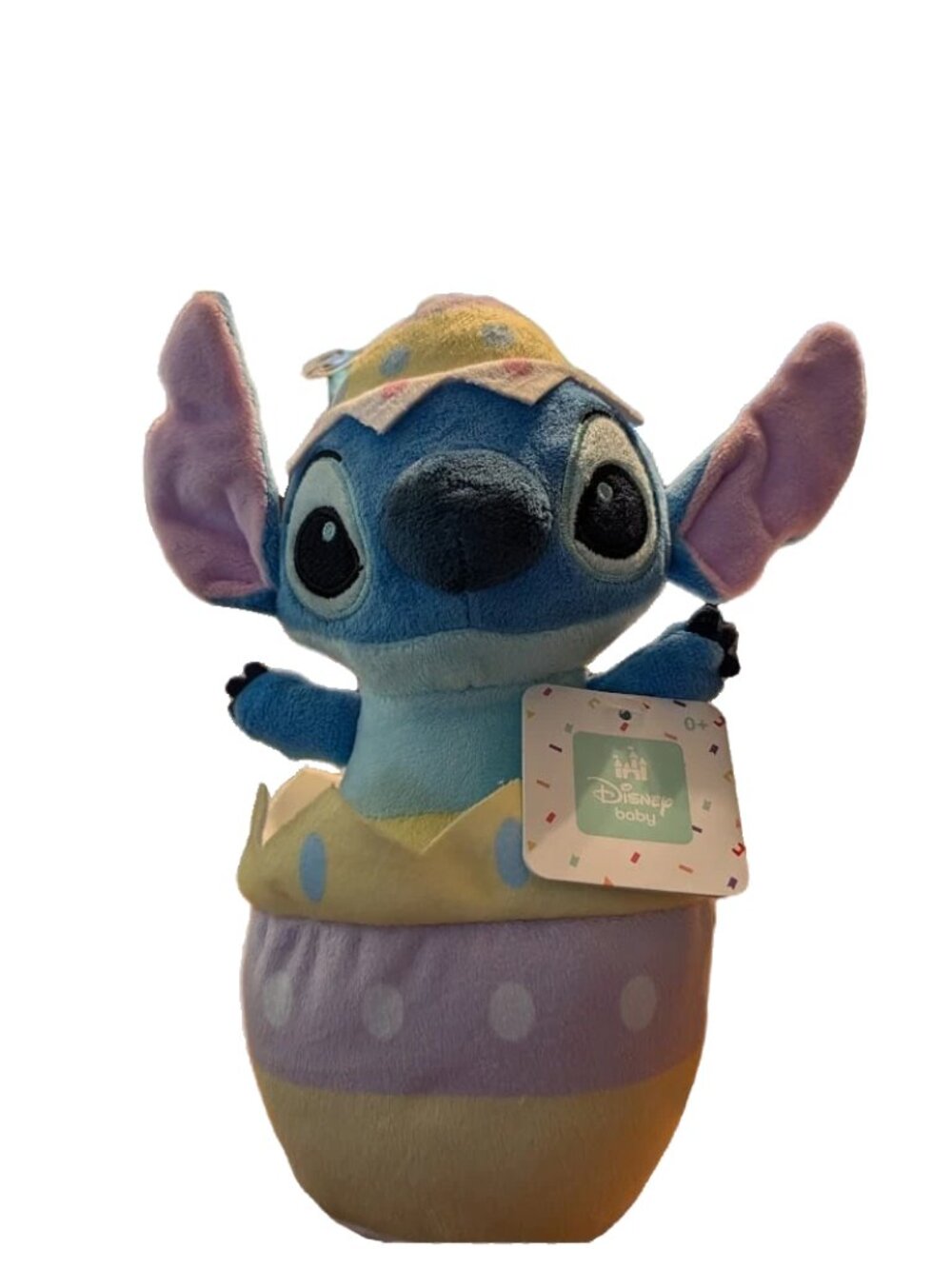 Kids Preferred Disney Stitch Easter Plush 9.5" Springtime Stuffed Toy